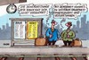 Cartoon: Sicherheitslage Bahn (small) by RABE tagged deutsche,bahn,ag,terror,terroranschläge,sicherheit,sicherheitslage,zug,bahnhof,verspätung,fahrpreiserhöhung,rabe,ralf,böhme,cartoon,karikatur,pressezeichnung,farbcartoon,fahrplan,bahnsteig,terroranschlag,anschläge,bahngleise,mainz,stellwerker,fahrdienstle