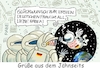 Cartoon: Sigmund Jähn und Rabea (small) by RABE tagged sigmund,jähn,rabea,rogge,weltall,raumschiff,kosmonautin,mission,erdpole,rabe,ralf,böhme,cartoon,karikatur,pressezeichnung,farbcartoon,dragon,kapsel,spacex,musk,cape,canaveral,frame,crew
