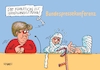 Cartoon: Sommerpressekonferenz (small) by RABE tagged nahles,spd,sozialdemokraten,groko,umfragetief,scholz,rabe,ralf,böhme,cartoon,karikatur,pressezeichnung,farbcartoon,tagescartoon,ruine,koalition,koalitionsvetrag,bruch,drahtseil,union,cdu,prügelknaben,bundespressekonferenz,kanzleramt,sommerpressekonferenz,urlaub,sommerpause,journalisten,fragestunde,handlungsfähigkeit,krücke,krückstock,mull,verband,verbandsmull,kopf,arm,bein