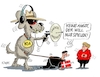 Cartoon: Spielkamerad (small) by RABE tagged nsa,geheimdienst,spion,spionage,abhörskandal,lauschangriff,spitzenpolitiker,abhörpraxis,rabe,ralf,böhme,cartoon,karikatur,pressezeichnung,farbcartoon,tagescartoon,hund,richtmikrofon,merkel,hundeleine,dänemark