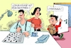 Cartoon: Sprachkenntnisse (small) by RABE tagged schulen,bildungswesen,lehrer,schüler,unterricht,gew,rabe,ralf,böhme,cartoon,karikatur,pressezeichnung,farbcartoon,tagescartoon,smartphone,handy,diktat,schulklasse,streik,sprache,deutsch,grundschule,grundschullehrer,sprachtests,einschulung,verbot,grundschulverbot,lernverbot,linnemann,cdu,fremdsprachen,ausländer,flüchtlinge,migranten