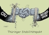 Cartoon: Stabillitätspakt Thüringen (small) by RABE tagged landtagswahl,thüringen,erfurt,ramelow,kemmerich,fdp,akk,rücktritt,höcke,minderheitsregierung,kanzleramt,domino,dominospiel,cdu,dominosteine,hirte,afd,schraubstock,unvereinbarkeitsbeschluss,stabilitätspakti,bündnis,wiederwahl,neuwahlen,kooperation