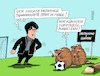 Cartoon: Stammhalter (small) by RABE tagged em,europameisterschaft,fußball,fußballer,allianz,münchen,löw,bundestrainer,stammkräfte,stammspieler,hummels,müller,rabe,ralf,böhme,cartoon,karikatur,pressezeichnung,farbcartoon,tagescartoon,biber,stamm,ausfall,ungarn,alianzarena,budapest,vorrundenspiel,achtelfinale