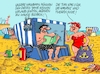 Cartoon: Strandbekanntes (small) by RABE tagged strand,urlaub,ostsee,nordsee,strandkorb,geld,euro,urlaubsreise,deutsche,rabe,ralf,böhme,cartoon,karikatur,pressezeichnung,farbcartoon,tagescartoon,armut,flieger,umwelt,umweltverschmutzung,umweltschutz,klima,klimawandel,verzicht,ferienzeit