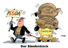 Cartoon: Sündenbock (small) by RABE tagged sünde,sündenbock,pegida,dresden,islam,islamisierung,flüchtlin,flüchtlingspolitik,rabe,ralf,böhme,cartoon,karikatur,pressezeichnung,farbcartoon,tagescartoon,rechte,bachman,nazis,hetze,asylanten,flüchtlingsstrom