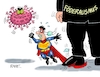 Cartoon: Superföderalismus (small) by RABE tagged corona,bildung,bildungsminister,kanzleramt,bildungskonferenz,lehrerkonferenz,laptop,ausstatung,digitalisierung,bildungsmonitor,internetzugan,wlan,aufwachen,spahn,impfstoff,lockdown,shutdown,comic,superman,umhang,föderalismus,mutanten,mutation,impfzentrum,fallzahlen,inzidenzwert,rki