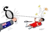 Cartoon: Tennisstar (small) by RABE tagged corona,kliniken,intensivbetten,überbelegung,op,operationen,hüftgelenk,kleintierpraxis,tierarzt,tierarztpraxis,hund,rentner,intensivstation,djokovic,australien,australienopen,open,heimreise,gericht,tennisschläger,tennisball,gerichtsbeschluss,serbien,serbe,paragraph,justizurteil