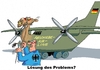 Cartoon: Transall (small) by RABE tagged transall,transallmaschine,bundeswehr,transportmaschine,airline,abschiebung,flüchtlinge,rabe,ralf,böhme,cartoon,karikatur,pressezeichnung,farbcartoon,tagescartoon,asylverfahren,flüchtlingskrise