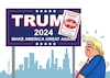 Cartoon: Trump pleite (small) by RABE tagged trump,biden,usa,vorwahlen,präsidentschaftswahl,rabe,ralf,böhme,cartoon,karikatur,pressezeichnung,farbcartoon,tagescartoon,wahrsagerin,kugel,katze,kater,joe,donald,schwarzmalerin,pfandsiegel,pfändung,gerichtsvollzieher,pleite,kaution,abzahlung,great,again,gerichtsverfahren,urteil,freikauf