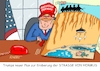 Cartoon: Trumps Fantasien (small) by RABE tagged trump,präsident,usa,donald,einmarsch,erstürmung,cartoon,karikatur,pressezeichnung,rabe,ralf,böhme,farbcartoon,tagescartoon,venezuela,südamerika,maduro,regimewechsel,weltordnung,kongress,völkerrecht,iran,israel,irankrieg,pakistan,verhandlung,waffenruhe,waffenstillstand,scheiter,straße,von,hormus,öltanker,spritpreise,blockade,trockenlegung,stöpsel,abguss,spülbecken,abfluss,abflussstöpsel