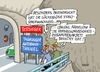 Cartoon: Tunnel (small) by RABE tagged autobahn,autobahntunnel,testsieger,adac,thüringen,rabe,ralf,böhme,cartoon,karikatur,pressezeichnung,farbcartoon,tagescartoon,ramelow,verfassungsschutz,überwachung,überwachungskameras