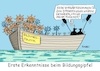 Cartoon: Übersteuertes (small) by RABE tagged schule,schüler,schulferien,herbstferien,urlaub,rabe,ralf,böhme,cartoon,karikatur,pressezeichnung,farbcartoon,tagescartoon,handy,mathe,deutsch,defizite,grundschüler,lerndefizite,bildung,bildungsgipfel,bildungsmisere,bettina,starck,watzinger,bildungsministerin,kultusminister,länderchefs,intelligenz,ki,schulabbrecher,boot,galeere,steuerrad,ruderer,ruder,rudermänner,bundesländer,meer