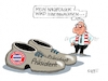 Cartoon: Uli Hoeneß (small) by RABE tagged uli,hoenß,rummenigge,kovac,trainer,niederlage,rabe,ralf,böhme,cartoon,karikatur,pressezeichnung,farbcartoon,tagescartoon,fc,bayern,münchen,stadion,bundesliega,bundesligatabelle,abschied,schuhe,präsident,ruhestand,manager