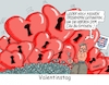 Cartoon: Valentinstag (small) by RABE tagged cdu,landtagswahlen,thüringen,erfurt,wahldebakel,akk,rücktritt,kanzlerkandidatur,rabe,ralf,böhme,cartoon,karikatur,pressezeichnung,farbcartoon,tagescartoon,rettung,bord,parteimitglieder,rettungsringe,valentin,valentinstag,herzen,schlüssel,öffnung,herzschlag