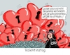 Cartoon: Valentinstag II (small) by RABE tagged cdu,landtagswahlen,thüringen,erfurt,wahldebakel,akk,rücktritt,kanzlerkandidatur,rabe,ralf,böhme,cartoon,karikatur,pressezeichnung,farbcartoon,tagescartoon,rettung,bord,parteimitglieder,rettungsringe,herzen,valentinstag,geschenke,schlüssel,wähler,wählerherzen,kanzlerkandidat,merz,spahn