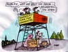 Cartoon: Verbraucherschutzplattform (small) by RABE tagged lebensmittel,landwirtschaft,dioxinskandal,euro,schweine,hühner,massentierhaltung,verbraucherschutz,jäger,hochsitz,industriefette,schmiermittel,legebatterien,eier,landwirtschaftsminister