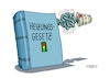 Cartoon: Verwursteltes (small) by RABE tagged klima,klimaziele,klimawende,ampel,wissing,streit,umsetzung,rabe,ralf,böhme,cartoon,karikatur,pressezeichnung,farbcartoon,tagescartoon,dürre,klimakatastrophe,wärmewende,heizungsgesetz,heizungstausch,wärmepumpen,bundesrat,buch,gesetz,thermostat,knoten,schlingen,heizungsrohre