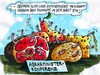 Cartoon: Vollgefressenes (small) by RABE tagged agrarminister,agrarministerkonferenz,berlin,agrarwirtschaft,agrarprodukte,landwirtschaft,obst,gemüse,getreide,schinken,käse,brot,nahrungsmittel,nahrungsmittelüberfluss,verbraucher,verbraucherschutzministerin,aigner,csu,hunger,hungerhilfe,welthungerhilfe,a