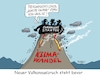 Cartoon: Vulkaninsel (small) by RABE tagged klimawandel,umwelt,umweltministerin,schulze,sp,klimapreis,heizung,auto,rabe,ralf,böhme,cartoon,karikatur,pressezeichnung,farbcartoon,tagescartoon,brücke,bettler,verkehr,klimaprämie,friday,for,future,klimapaket,klimabeschluss,eu,madrid,klimakonferenz,vulkan,vulakanausbruch,europa,neuseeland,white,island