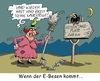 Cartoon: Walpurgisnacht (small) by RABE tagged walpurgisnacht,hexen,hexentanzplatz,hexenbesen,rabe,ralf,böhme,cartoon,karikatur,pressezeichnung,farbcartoon,tagescartoon,elektroauto,ladestelle,subventionen,steuerzahler,strom,stromkabel,kaufprämie