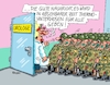 Cartoon: Warme Unterhosen (small) by RABE tagged bundeswehr,ausrüstung,einstzbereitschaft,bundesverteidigungsministerin,von,der,leyen,uschi,nato,zelte,schutzwesten,rabe,ralf,böhme,cartoon,karikatur,pressezeichnung,farbcartoon,tagescrtoon,armee,soldaten,unterhosen,urologe,thermounterhosen,blasenkrankheiten