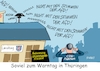 Cartoon: Warnung vor der AfD (small) by RABE tagged warntag,warnung,sirene,alarm,warnapp,rathaus,rabe,ralf,böhme,cartoon,karikatur,pressezeichnung,farbcartoon,dach,thüringen,grunderwerbssteuer,landtag,abstimmung,cdu,minderheitsregierung,afd,stimmen