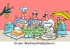 Cartoon: Weihnachtsbäckerei (small) by RABE tagged weihnachten,weihnachtsbäckerei,weihnachtsmarkt,anschläge,terroranschlag,berlin,lkw,tunesier,rabe,ralf,böhme,cartoon,karikatur,pressezeichnung,farbcartoon,tagescartoon,bäcker,innenministerium,polizei,parteien,polen,polemik,ratlosigkeit,beschwichtigung,fehlinformationen,vorwürfe