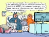 Cartoon: Weltkatzentag (small) by RABE tagged katze,kater,weltkatzentag,katzentag,cat,catwoman,katzenklo,einstreu,couch,mann,frau,samtpfoten,rabe,ralf,böhme,cartoon,karikatur,pressezeichnung,farbcartoon,tagescartoon,katzenfutter,stubentiger