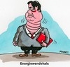 Cartoon: Wendehals (small) by RABE tagged enrgie,energiewende,wendehals,ddr,gabriel,signar,spd,groko,bundesumweltminister,windkraft,solarenergie,rabe,ralf,böhme,cartoon,karikatur,farbcartoon,pressezeichnung,strom,atomausstieg,kohle,kohlekraftwerke,atomstrom,energieriesen,enrgiekonzerne,stromkonze