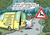 Cartoon: Wildwechsel (small) by RABE tagged herbst,nebel,wild,wildwechsel,gefahr,unfall,auto,pkw,autofahrer,regen,rabe,ralf,böhme,cartoon,karikatur,pressezeichnung,farbcartoon,tagescartoon,koch,gastho,gaststätte,wildbret,hirsch,reh,hase,wildsau