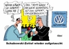 Cartoon: Winterkorn (small) by RABE tagged vw,aufsichtsrat,präsidium,vortand,volkswagen,chefetage,ralf,böhme,cartoon,karikatur,pressezeichnung,farbcartoon,tagescartoon,pieech,schabowski,grenzöffnung,sed,zettel,ddr,grenzübergang,ausreise,ausreiseerlaubnis