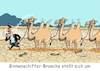 Cartoon: Wüstenschiffer (small) by RABE tagged hitze,dürre,klima,klimawandel,wetterextreme,trockenheit,rabe,ralf,böhme,cartoon,karikatur,pressezeichnung,farbcartoon,tagescartoon,sommer,extremwetter,flußbett,rhein,austrocknung,sand,binnenschiffer,binnenschifffahrt,binnenschifferbranche,transportkähne,kamel,kamele,wüstenschiffe