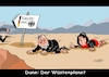 Cartoon: Wüster Planet II (small) by RABE tagged bundestagswahl,wahlkampf,osten,ddr,ostbeauftragter,bundesregierung,recht,rabe,ralf,böhme,cartoon,karikatur,pressezeichnung,farbcartoon,tagescartoon,kanzleramt,laschet,gartenzwerg,dune,wüstenplanet,kino,breitbildformat,breitwand,scholz,baerbock