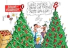 Cartoon: Zahlenspiele (small) by RABE tagged weihnachten,weihnachtsmann,nikolaus,nikolaustag,stiefel,nikolausstiefelmichel,cartoon,karikatur,pressezeichnung,farbcartoon,tagescartoon,rute,besen,geschenke,dezember,weihnachtsbaum,ampelregierung,zahlen,rot,minus,inflation,haushaltsloch,weihnachtsbaumschmuck