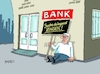 Cartoon: Zinspolitik (small) by RABE tagged bank,bad,db,deutsche,türme,frankfurt,main,banker,börse,rabe,ralf,böhme,cartoon,karikatur,pressezeichnung,farbcartoon,tagescartoon,streichung,streichkonzert,zinsen,zinspolitik,leitzins,sparer,böres,sparkasse,zentralbank,kredite,finanzminister,bankenrettung,euro,sparkonten,festgelder