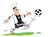 Cartoon: Zurück vom Nagelstudio (small) by RABE tagged fussball,em,damenfussball,frauenfussball,wembley,rabe,ralf,böhme,cartoon,karikatur,pressezeichnung,farbcartoon,tagescartoon,sieg,endspiel,gasgedöns,gaskrise,sport,spielfeld,tor,faeser,eröffnungsspiel,ehrentribüne,armbinde,fifa,katar,scheichs,menschenrechte,one,love,sanktionen,infantino,präsident,deutschland,nationalelf,kapitänsbinde