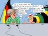 Cartoon: Zusammenbinden (small) by RABE tagged grüne,jamaika,sondierungsgespräche,regierungsbildung,amtshandlung,rabe,ralf,böhme,cartoon,karikatur,pressezeichnung,farbcartoon,tagescartoon,schauspielschule,unterricht,drama,dramatik,sondierungsrunde,enden,zusammenbinden,merkel,kompromisse