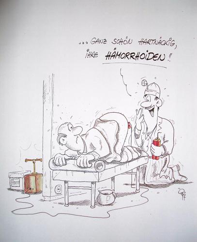 Cartoon: Hämorrhoiden (medium) by erix tagged ärzte