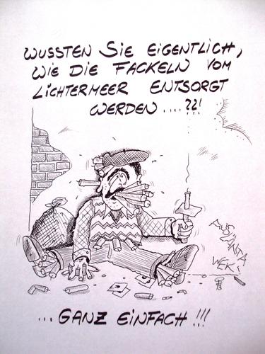 Cartoon: Lichtermeer (medium) by erix tagged integration