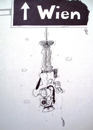 Cartoon: Überkopfradar (medium) by erix tagged polizei