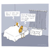 Cartoon: Außentemperatur (small) by Schilling  Blum tagged facebook,wetter,ehe,bett