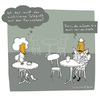 Cartoon: Wellenlänge (small) by Schilling  Blum tagged cafe,medium,telepathie,rendezvouz,verwechslung