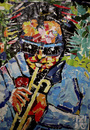 Cartoon: Miles Davis (small) by izidro tagged miles,davis