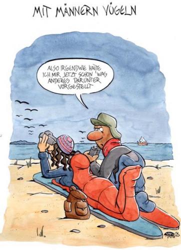 Cartoon: mit Männern vögeln (medium) by mele tagged männer,frauen,vögel,mann,frau,vögel,vögeln,sex,tiere,vogel,beobachten,natur