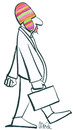 Cartoon: Modetorheit 2009 (small) by mele tagged mode mütze winter