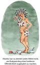 Cartoon: Monika (small) by mele tagged fussball,bodypainting