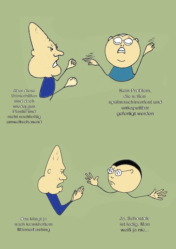 Cartoon: Hannover im Genderwahn (medium) by menschenskindergarten tagged schostok,hannover,ververwaltung,gender,spd,cdu,grüne,groko