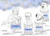 Cartoon: Trump auch? Nö. Oder doch? (small) by menschenskindergarten tagged trump,hitler,mussolini,wilson,syphilis