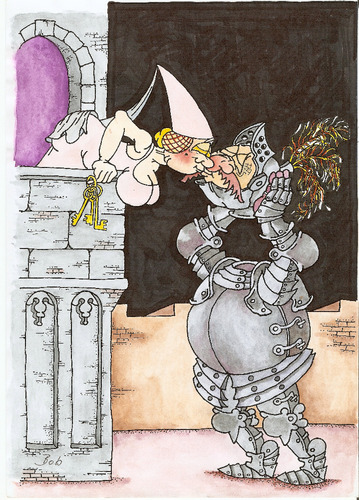 Cartoon: ohne Worte (medium) by Bobcz tagged liebe