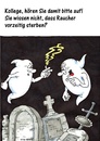 Cartoon: Rauchen ist gesund? (small) by Bobcz tagged rauchen,tod,gesundheit